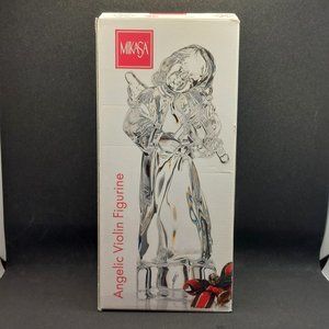 Mikasa - Herald Collection Angelic Violin Angel Heavy Crystal Figurine NIB